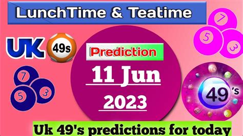 uk teatime predictions for today|UK49s Teatime Predictions for Today .